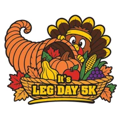 It's Leg Day 5K logo