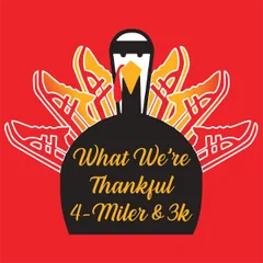 What We're Thankful 4-Miler logo