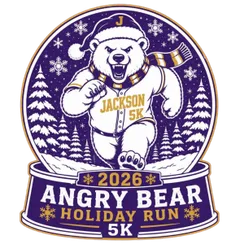 Angry Bear Holiday Fun Run and 5K logo