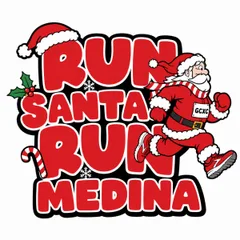 Run Santa Run 5K - Medina logo