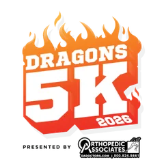 Dragons 5K presented by Orthopedic Associates logo