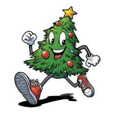 Ugly Sweater Green & Grinchy 5k & Merry Mile logo