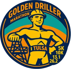Golden Driller Marathon logo