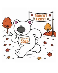 4th Annual Turkey Trot- Robert Frost PTC logo