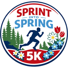 Sprint Into Spring 5K logo