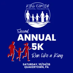 Run Like a King 5K 2026 logo