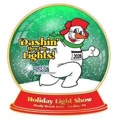 Dashin' thru the .... Lights! 2 Mile Run logo
