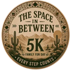 The Space In Between 5K Family Fun Day logo