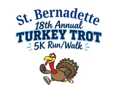 St. Bernadette's 18th Annual Turkey Trot logo