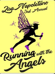 Lisa Napoletano Running with the Angels 5K / 1M Races logo