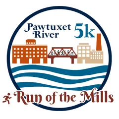 Pawtuxet River 5k: Run of the Mills logo