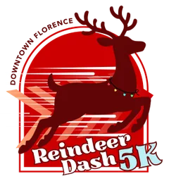 Downtown Florence Reindeer Dash 5K logo