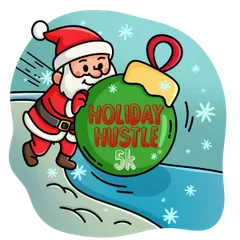 Holiday Hustle 5k Run/Walk logo