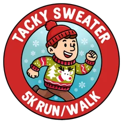 Tacky Sweater 5k Run/Walk logo