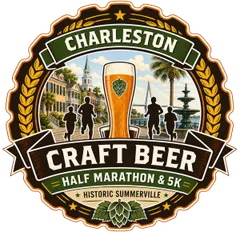 Charleston Craft Beer Half Marathon - 5K logo