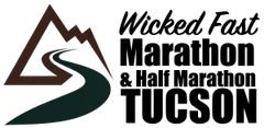 WICKED FAST MARATHON & HALF MARATHON TUCSON, ARIZONA logo