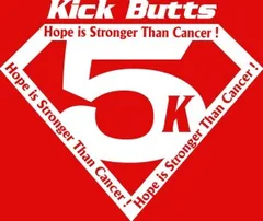 Kick Butts 5K Hope Is Stronger Than Cancer logo