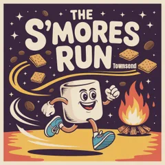 S'mores Run Townsend 5K & 10K logo