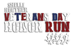 Shelli Huether Veterans Day Honor Run logo