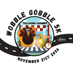 Tullahoma Area Chamber of Commerce Wobble Gobble 5k logo