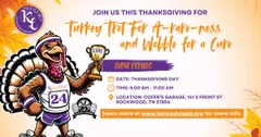 Turkey Trot for A-Rare-Ness: MPS1 and Wobble for a Cure + Pancake Breakfast logo