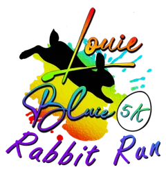 The Louie Bluie Rabbit Run 5K logo