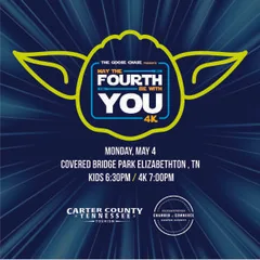 May the Fourth Be With You 4k logo