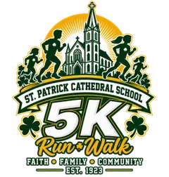 St. Patrick's School Dash 5K and 1 mile logo