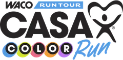Waco Run Tour - CASA Color Run logo