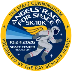 Walt Cunningham Angels' Race for Space 5k/10k and Family Fun Run presented by the Ray Schlaff Family logo