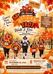 4th Annual Turkey Trot 5K logo