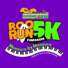 Academie Musique's Boo Run 5K & Fun Run logo