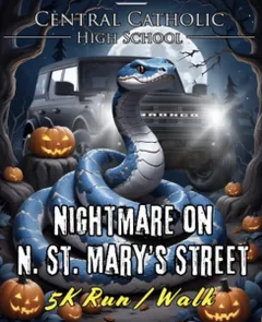 Nightmare on N. St. Mary’s Street 5k Run/ Walk logo
