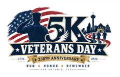 San Antonio Veterans Day 5K Run/Walk logo