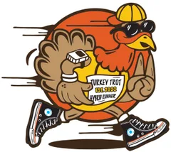 The Hybrid Runner Foundation 5th Annual Turkey Trot 5K logo