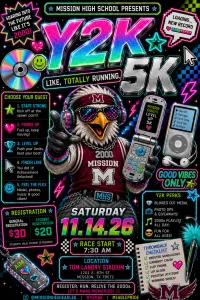 Y2K 5K Run logo