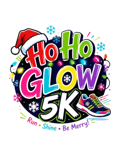Ho Ho Glow 5K logo