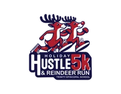 Holiday Hustle 5K and Kids 1K Reindeer Dash logo