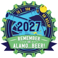Remember the Alamo…Beer! 13.1, 13.1 Relay, 5k, or 10k logo