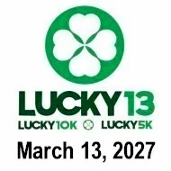 Lucky 13 Half Marathon - 10K - 5K logo
