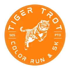 2026 Tiger Trot Color Run + 5k logo