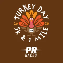 =PR= Races: Turkey Day 5K & 1 Mile logo