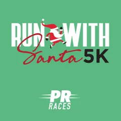 =PR= Races: Run with Santa 5K logo