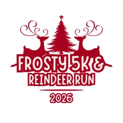 Frosty 5K and Reindeer Run logo