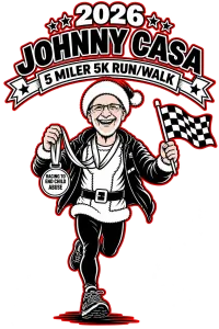 Johnny CASA 5 Miler 5K Run/Walk logo