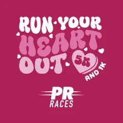 =PR= Races: Run Your Heart Out 5K/1K logo