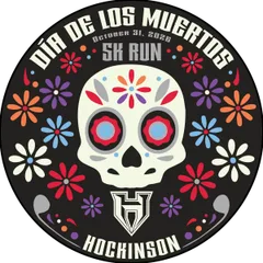 Dia de los Muertos - Hockinson AAA Booster 5K Run/Walk & Kids Costume Mile #RunningTheRaceTogether logo