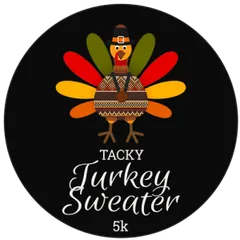 Tacky Turkey Sweater 5k logo
