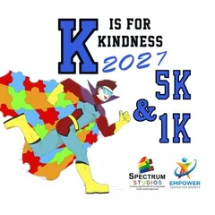 K is for Kindness 5 K and 1K Run logo