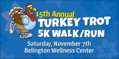 15th Annual Turkey Trot logo